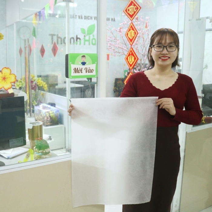 Túi vải Thanh Hà chất lượng cao, độ bền tốt kích thước 50x70cm