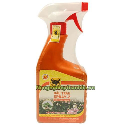 Phân bón lá Đầu Trâu Spray - 2 kích thích ra hoa /chai dạng xịt
