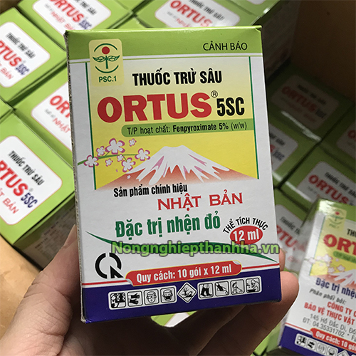 Thuốc trừ sâu Ortus 5SC đặc trị nhện đỏ