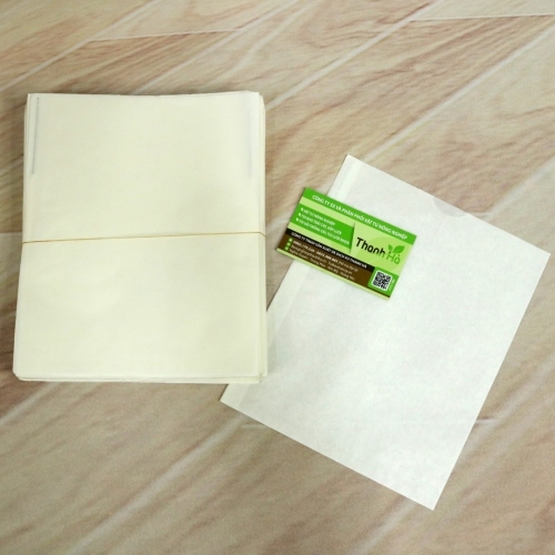 Túi bọc quả Thanh Hà, túi giấy sáp trắng bọc ổi kích cỡ 16x20cm