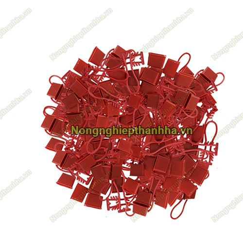 Khóa túi lưới cước màu đỏ (1kg)