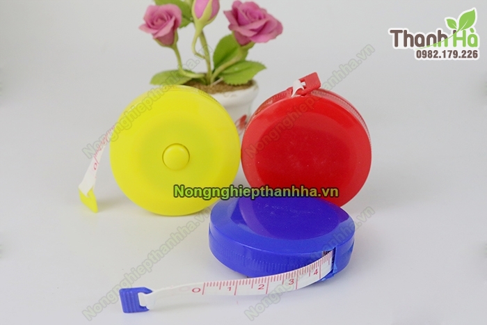 Thước dây mini nhiều màu dạng cuộn